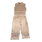 Relish Tuta Intera Tinta Unita Giromanica per Bambina 18621 ORO RELISH 