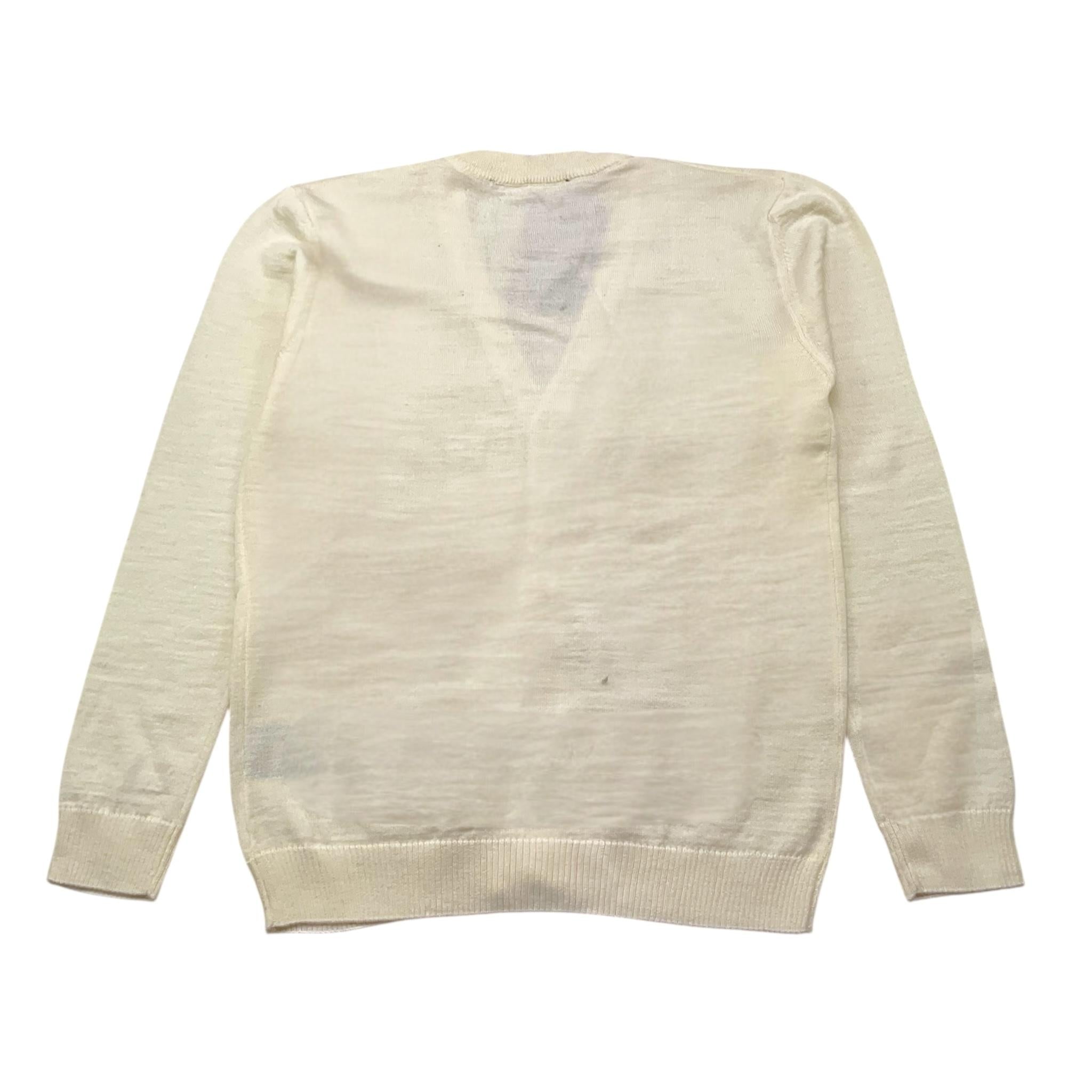 I'M BRIAN cardigan tinta unita con bottoni Panna per Bambino MA2280J PANNA I'M BRIAN 