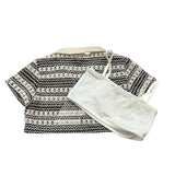 Dixie Set Polo-Top Biclore per Bambina ME04231G74 BIANCO/NERO DIXIE 