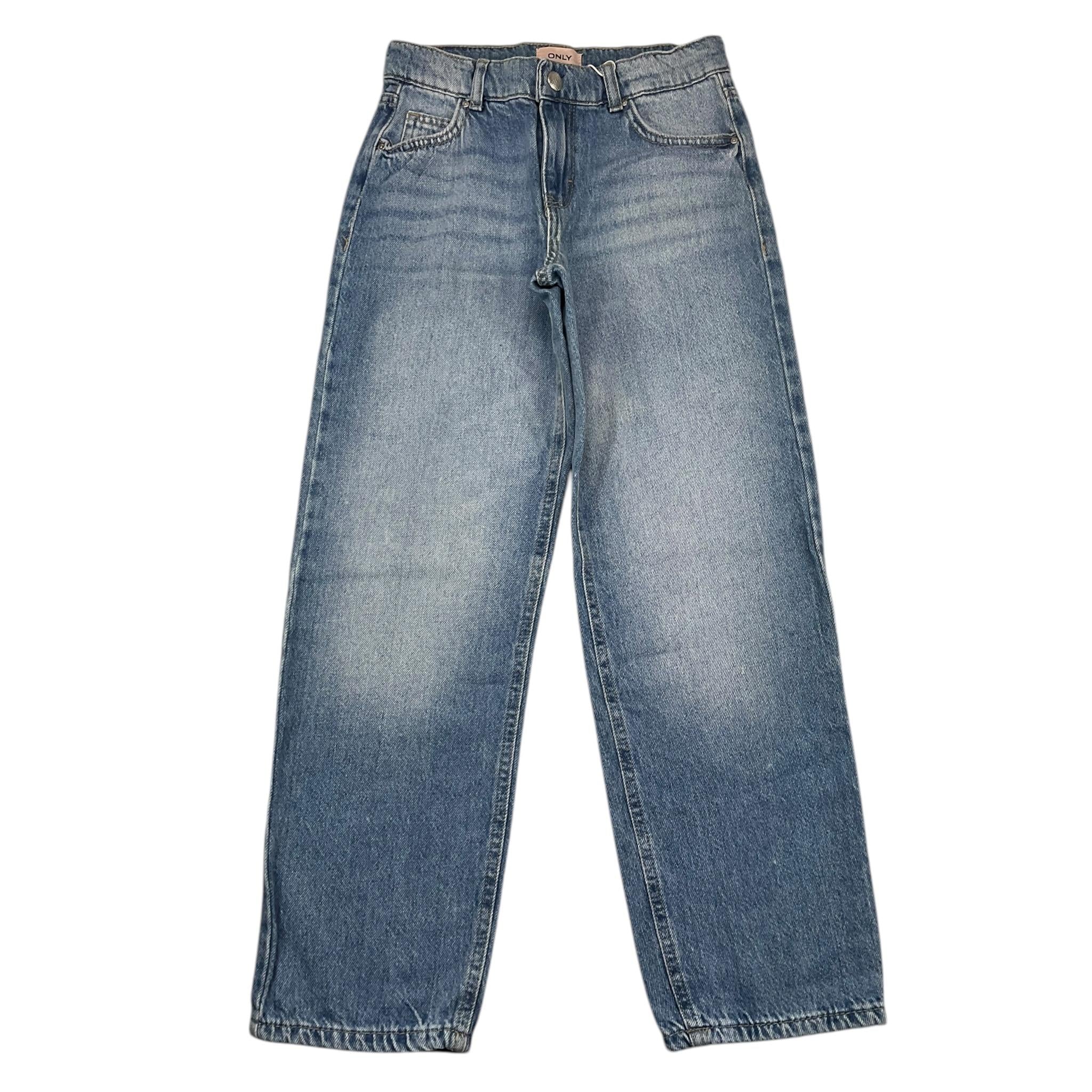 ONLY jeans tinta unita modello zampa Blu per Bambina 15285114 BLU ONLY 