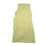 Lu Lu By Miss Grant Abito Giromanica Tinta Unita per Bambina LL3506 GIALLO LU LU BY MISS GRANT 