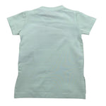 Trussardi T-Shirt Tinta Unita Girocollo con Stampa per Neonata TIP21087 VERDE ACQUA TRUSSARDI 