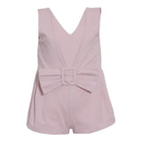 Fun & Fun Tuta Intera Giromanica Tinta Unita per Bambina FNCBJP14036 ROSA FUN & FUN 