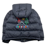 SAINT BARTH giubbino tinta unita con bottoni e cappuccio Blu per Bambino BAX0009 BLU SAINT BARTH 