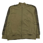 GUESS felpa con zip tinta unita con maniche logate Verde per Bambino L2YQ47K6S1 VERDE GUESS 