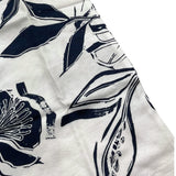Boss T-Shirt Girocollo Tinta Unita con Fantasia per Bambino S00669 BIANCO BOSS 