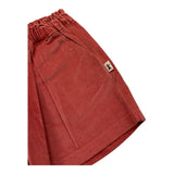 PETIT INDI short tinta unita con elastico in vita Corallo per Bambino AW24BK5719J CORALLO PETIT INDI 