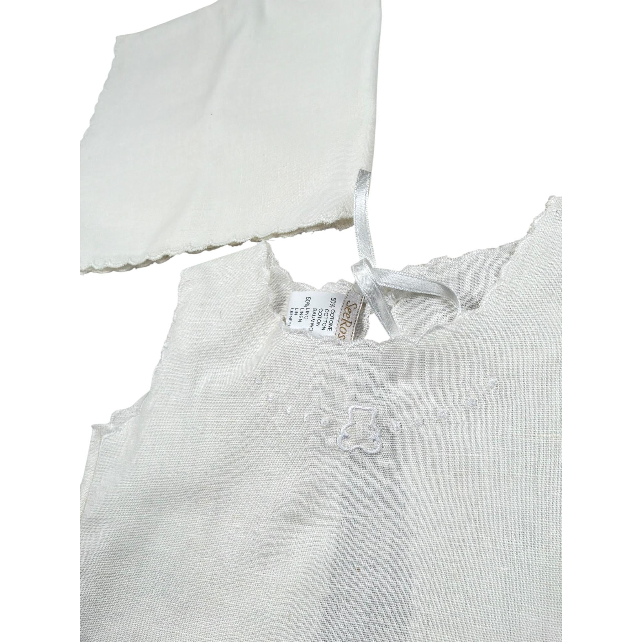 Seerose Set Camicia Della Fortuna-Copertina per Neonata SETNE BIANCO SEEROSE 