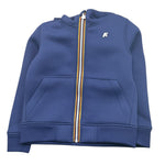 K-WAY felpa tinta unita con zip e cappuccio Blu per Bambino K2124RW BLU K-WAY 