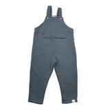 CALAMARO salopette tinta unita con logo Grigio per Bambino 32466J GRIGIO CALAMARO 