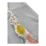 Janice Pantalone Tinta Unita con Cintura per Bambina JN444B AZZURRO JANICE 