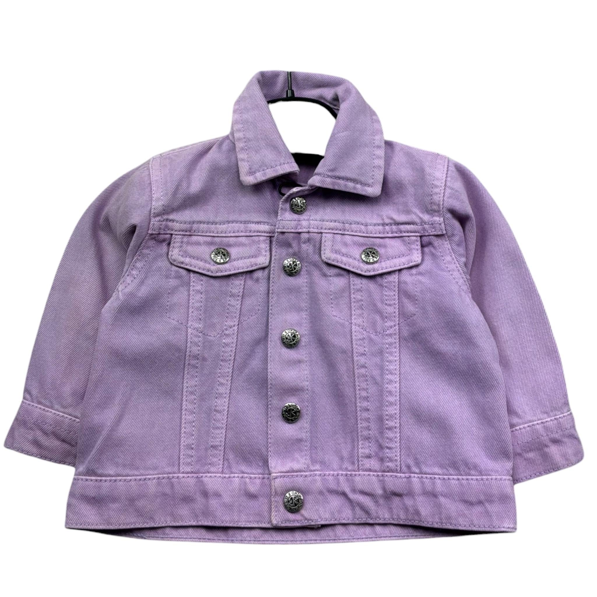 John Richmond Giubbino In Denim Tinta Unita per Neonata RIP26091GB LILLA JOHN RICHMOND 