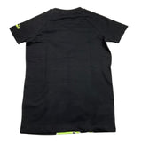 Diadora Maxi T-Shirt Solid Color Crew Neck with Print Black for Girls
