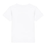 Guess T-Shirt Gircollo Tinta Unita con Stampa per Neonato I5GI01K8HM4X BIANCO GUESS 