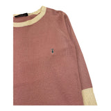 TRUSSARDI maglia girocollo tint unita con profili in contrasto Rosa per Bambina TGA25096MA ROSA TRUSSARDI 