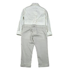 Gastone Completo 4 Pezzi Camicia-Pantalone-Gilet-Papillion per Neonato G000 BIANCO GASTONE 