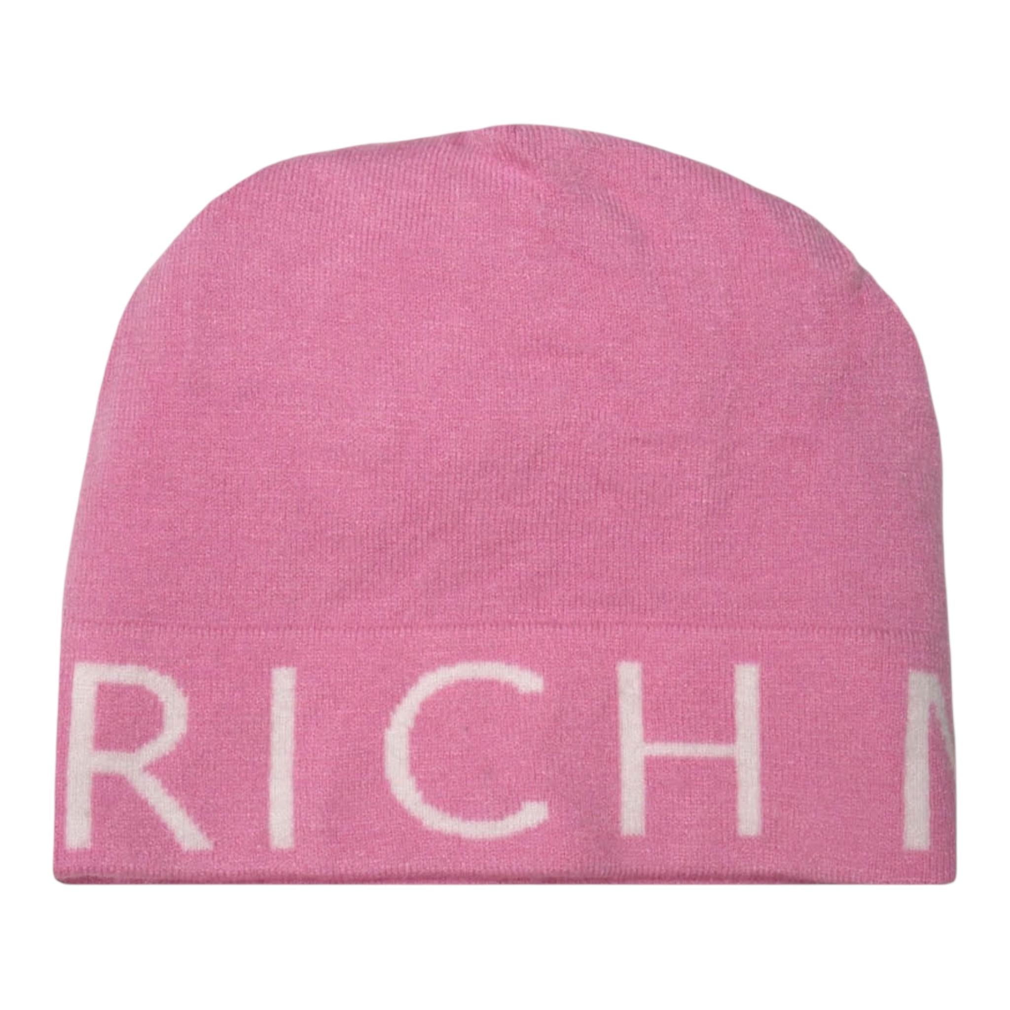 JOHN RICHMOND set cappello-sciarpa tinta unita logato Rosa per Bambina RGA24127HS ROSA JOHN RICHMOND 