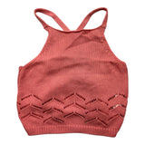 Zhoe &amp; Tobiah Solid Color Pink Spaghetti Strap Top For Girls