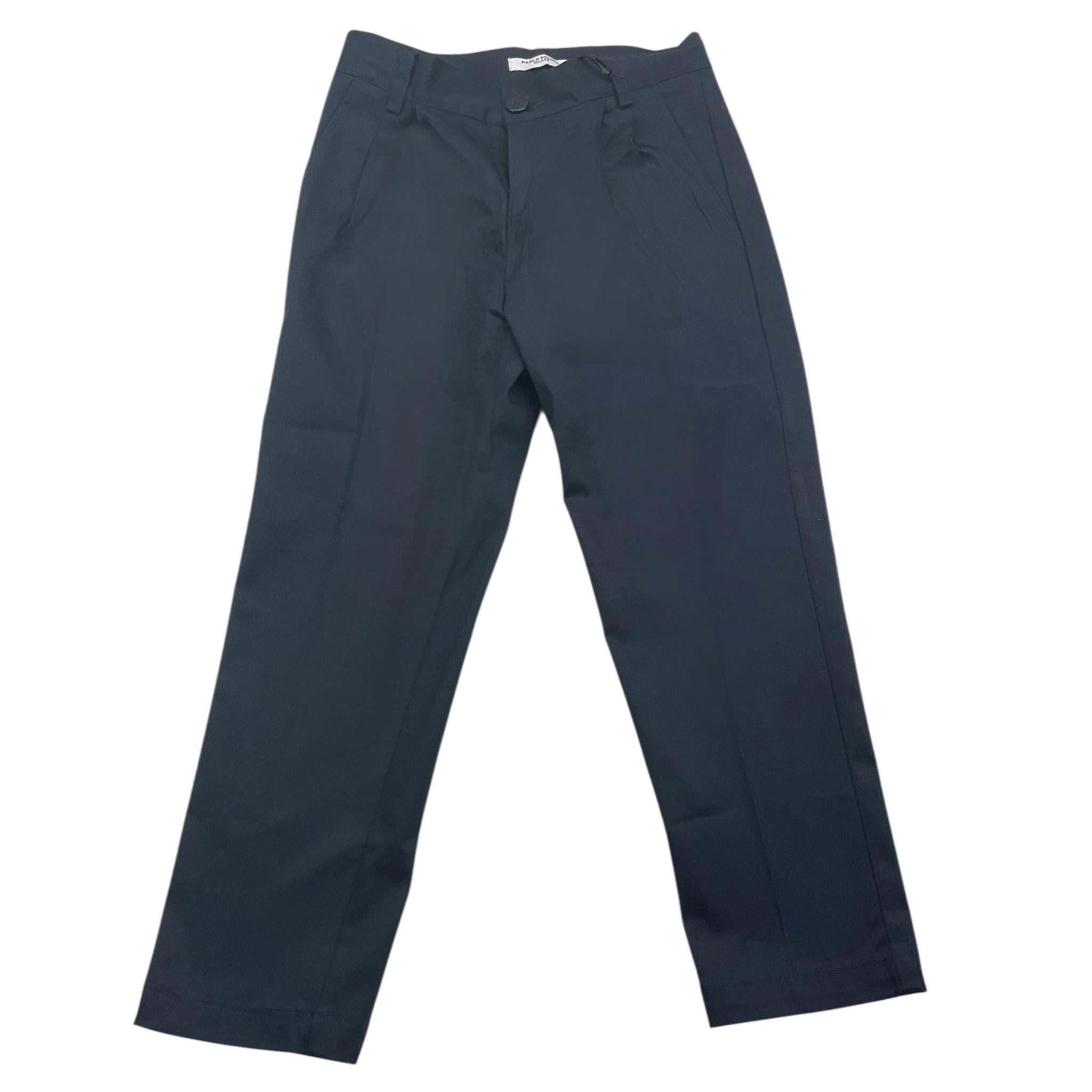 Paolo Pecora Pantalone Tinta Unita con Tasche Americane per Bambino PP4082 BLU PAOLO PECORA 