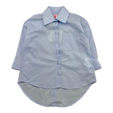 VICOLO camicia manica lunga tinta unita asimmetrica Azzurro per Neonata 3141CZ00037XN AZZURRO VICOLO 