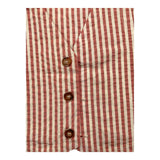 Zhoe &amp; Tobiah Burgundy Striped Solid Color Vest For Boys