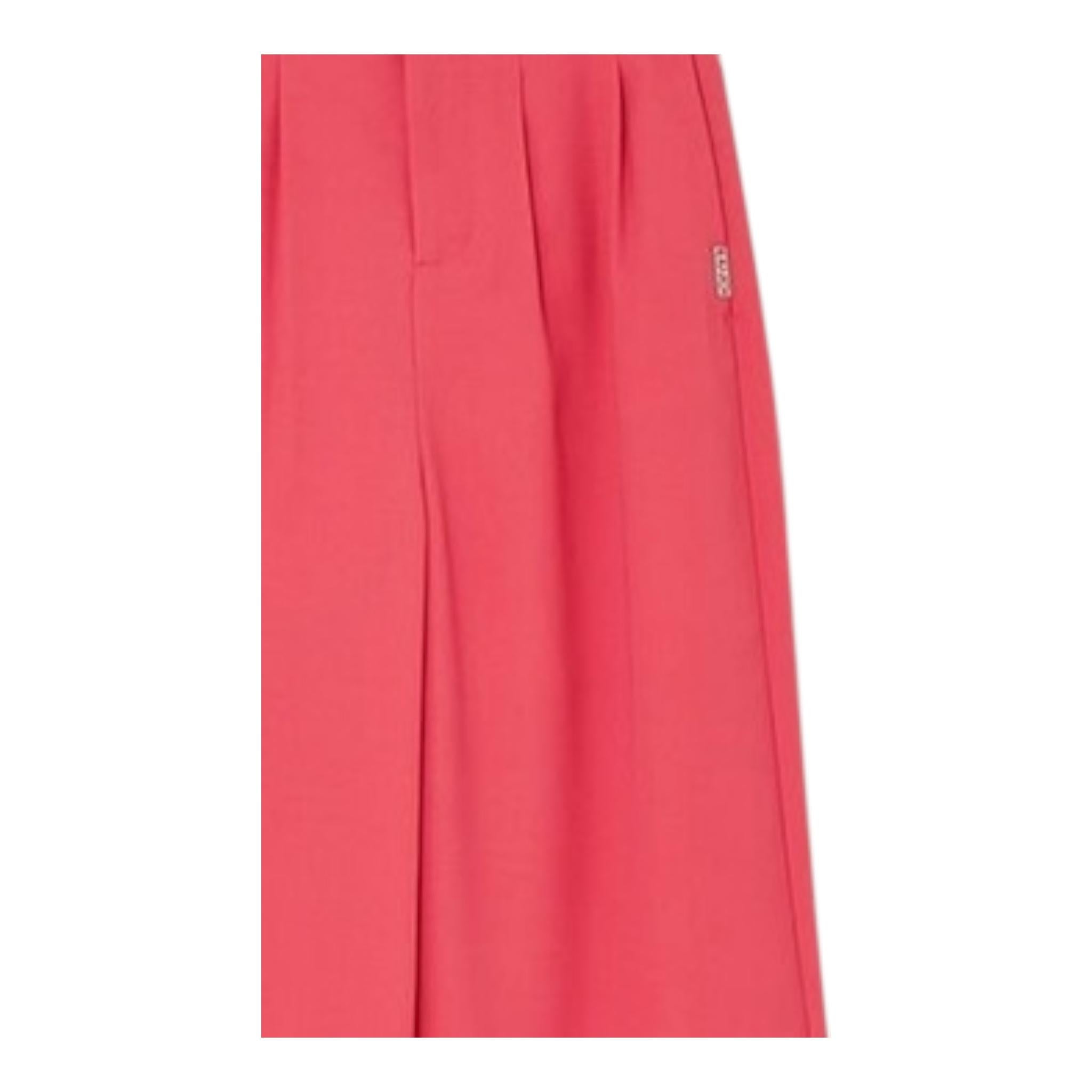 Liu Jo Pantalone Tinta Unita Moodello A Palazzo per Bambina GA5032XX SALMONE LIU JO 