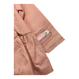 Valentina Bebes Long Sleeve Solid Color Pink Dress For Baby Girl