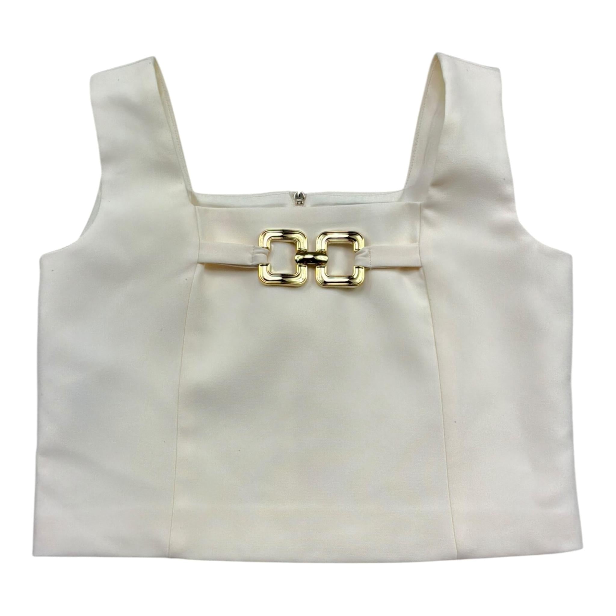 Marc Ellis Top Tinta Unita con Zip per Bambina FCJTP01134X PANNA MARC ELLIS 