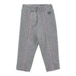 MONNALISA leggins tinta unita con profili in contrasto Grigio per Bambina 37D405J GRIGIO MONNALISA 