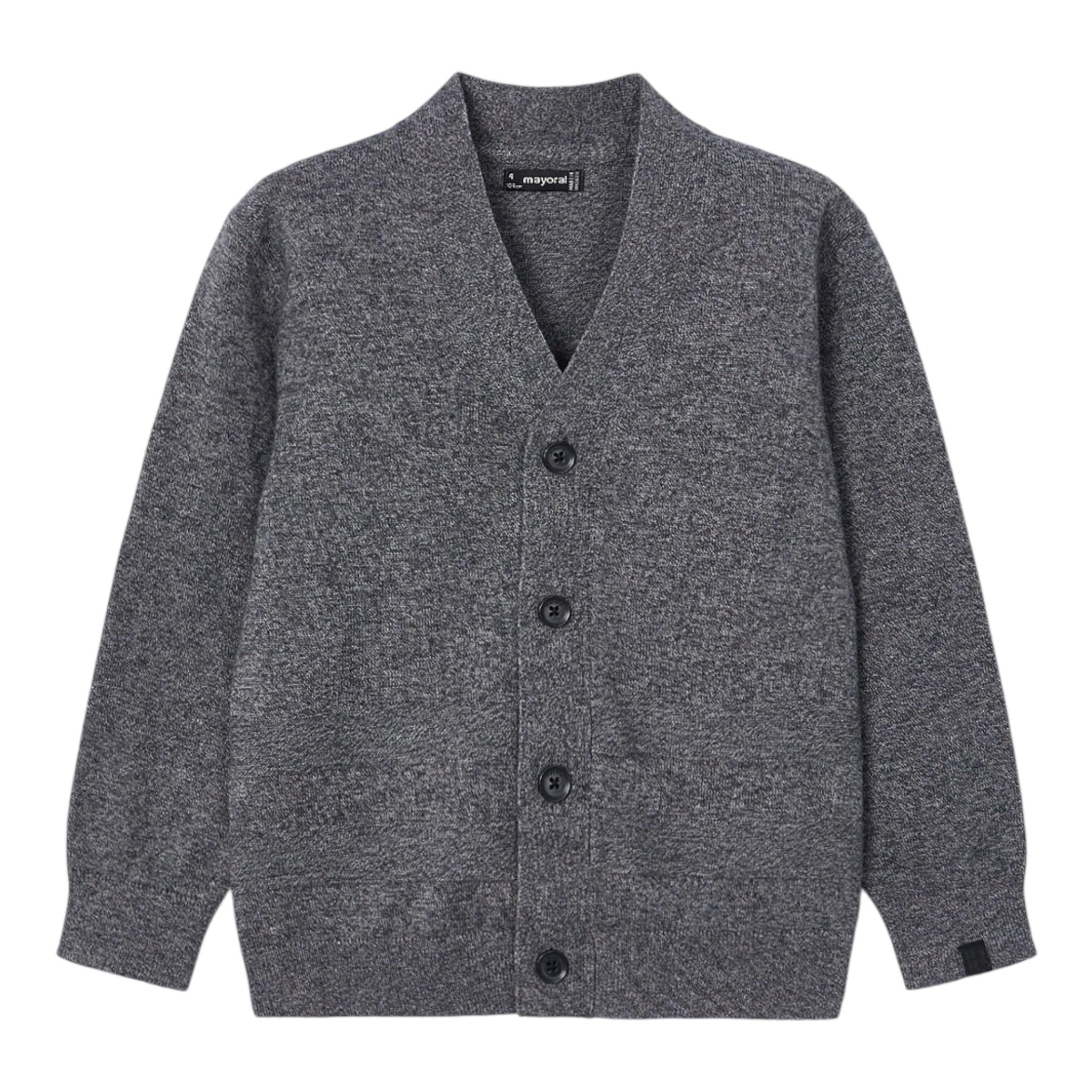 MAYORAL cardigan tinta unita con bottoni in contrasto Grigio per Neonato 4348NXX GRIGIO MAYORAL 