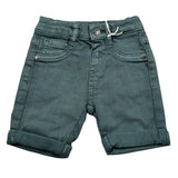 Guess Bermuda Tinta Unita con Girovita Regolabile per Neonato N1RD03WE620X VERDE GUESS 