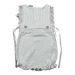 Paz Rodriguez Pagliaccetto Giromanica Tinta Unita per Neonata 0221215570 BIANCO PAZ RODRIGUEZ 