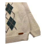 BARCELLINO maglia girocollo tinta unita cn rombi Beige per Neonato 115407 BEIGE BARCELLINO 