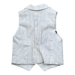 Emanuel Pris Gilet Tinta Unita con Fantasia per Neonato EPC2090BN PANNA EMANUEL PRIS 