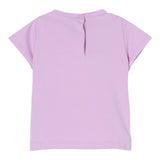 Liu Jo T-Shirt Girocollo Tinta Unita con Logo per Neonata HA5063 LILLA LIU JO 