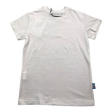 Nails Milano T-Shirt Crew Neck Solid Color White For Kids