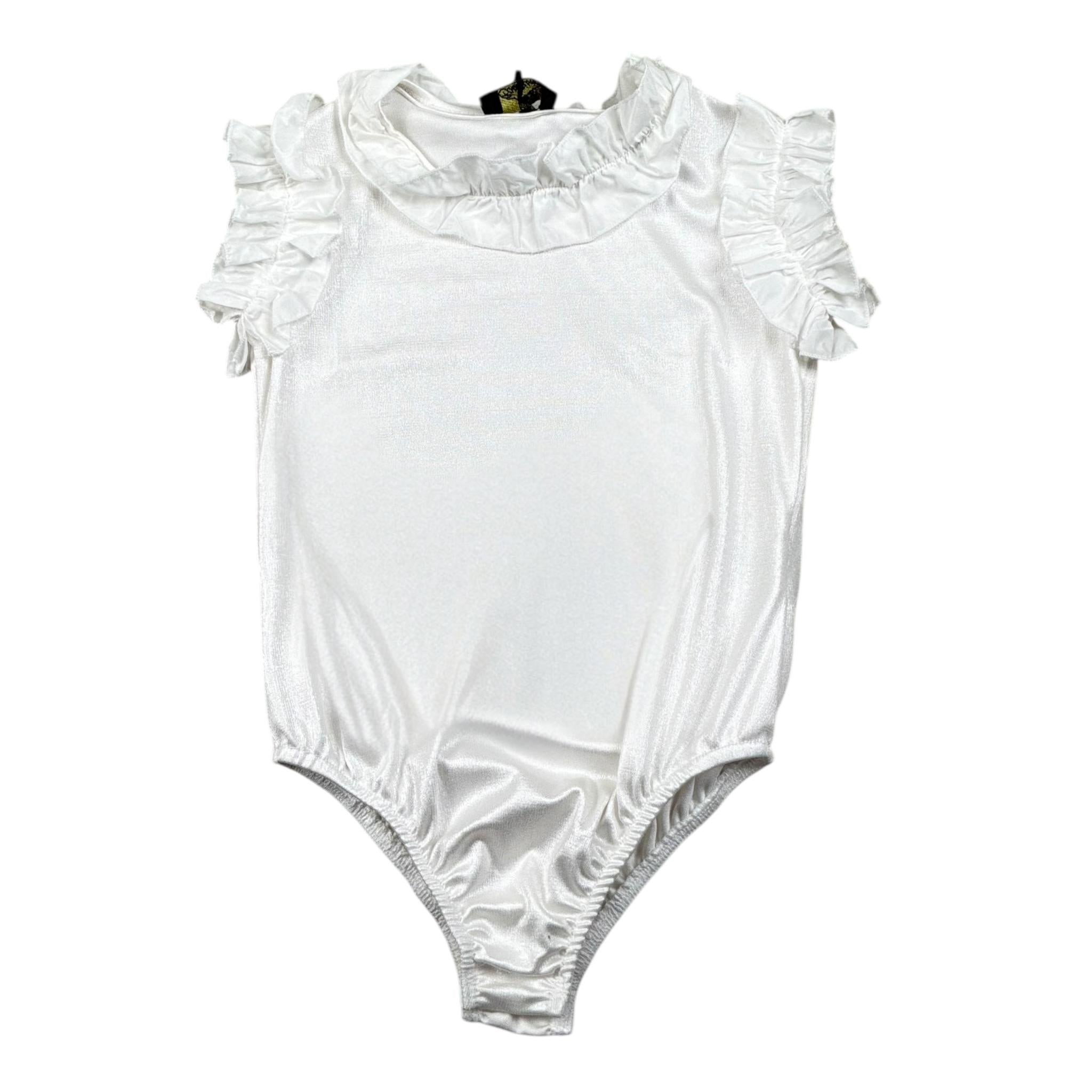Fun & Fun Body Tinta Unita Giromanica per Bambina FNCBBD01057XXX BIANCO FUN & FUN 