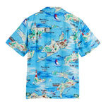 Scotch & Shrunk Camicia Mezza Manica Tinta Unita con Fantasia per Bambino 180547 AZZURRO SCOTCH & SHRUNK 