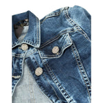 Fun & Fun Giubbino In Denim con Bottoni per Bambina FNCJJK17382 BLU FUN & FUN 