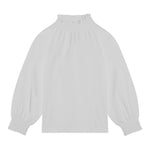 DOU DOU shirt tinta unita con collo elasticizzato Bianco per Bambina DT8A10XXX BIANCO DOU DOU 