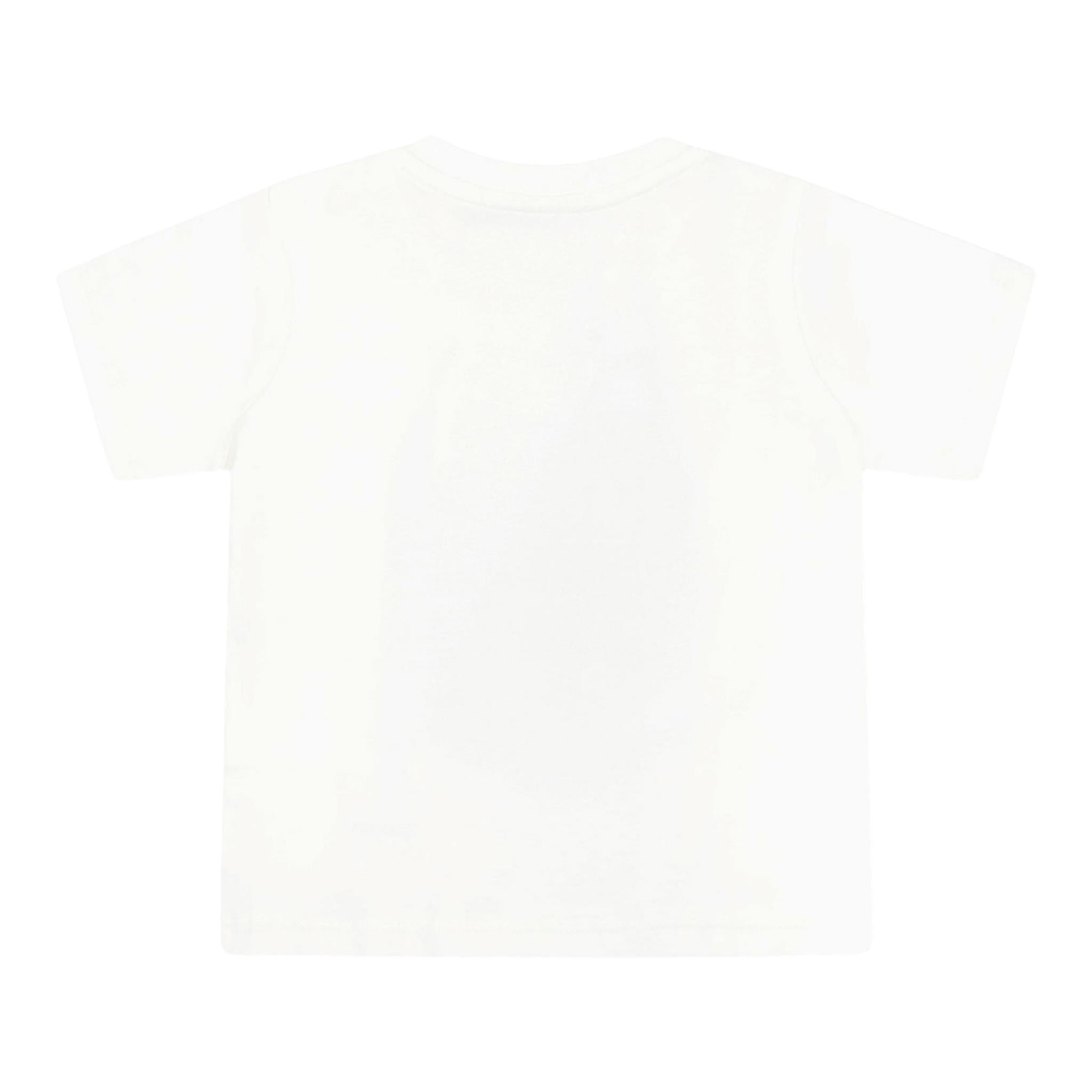 Stella Mccartney T-Shirt Girocollo Tinta Unita con Stampa per Bambina TW8S31 BIANCO STELLA McCARTNEY 