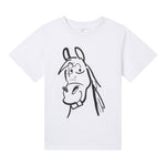 STELLA McCARTNEY t-shirt girocollo tinta unita con stampa con strappi Bianco per Bambino TV8R41 BIANCO STELLA McCARTNEY 