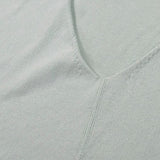 Nera 20.52 T-Shirt Tinta Unita Scollo A V per Bambina N15455 VERDE ACQUA NERA 20.52 