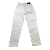 Cesare Paciotti Jeans Plain With Adjustable Waist White For Boys