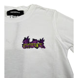 G2Firenze Tshirt Girocolo tinta unita con Stampa Bianco per Bambino SMOKE BIANCO G2FIRENZE 