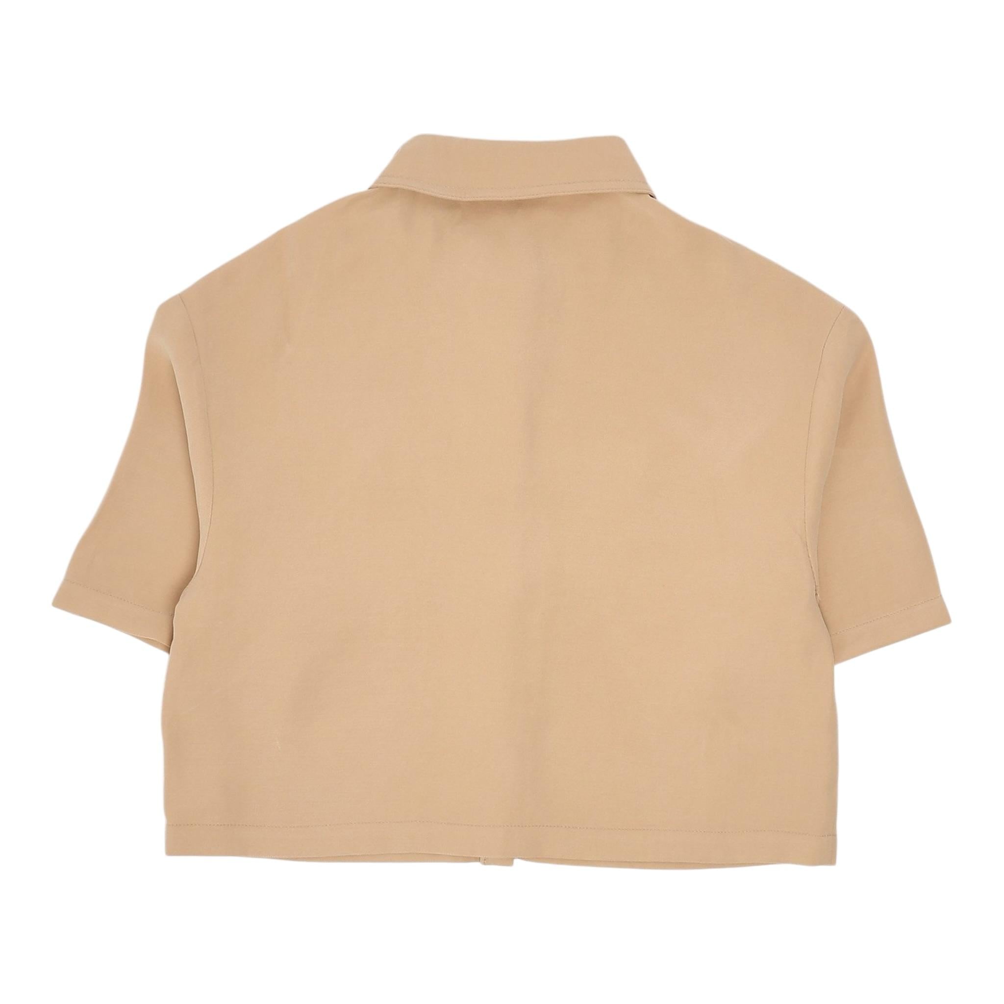 Michael Kors Camicia Mezza Manica tinta unita Beige per Bambina R30331XX BEIGE MICHAEL KORS 