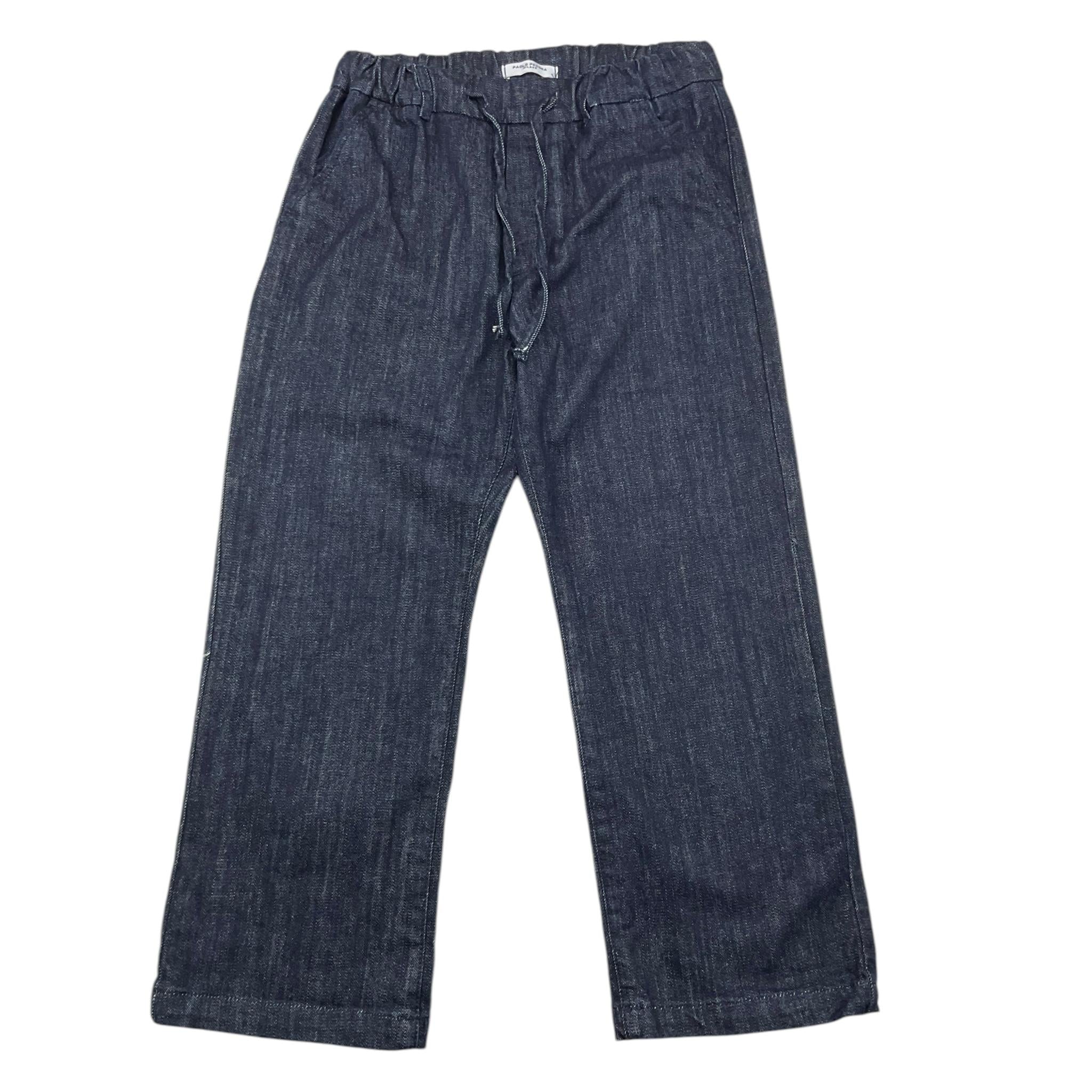 PAOLO PECORA jeans tinta unita con elastico in vita Blu per Bambino PP4121 BLU PAOLO PECORA 