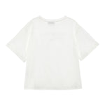 Philosophy T-Shirt Girocollo Tinta Unita con Stampa per Bambina I1E605XXX BIANCO PHILOSOPHY 