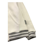 DETWELVE felpa con zip e cappuccio tinta unita con profili in contrasto Panna per Neonato CB653N PANNA DETWELVE 