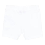 Moschino Bermuda Tinta Unita con Logo per Neonato MUQ01LN BIANCO MOSCHINO 